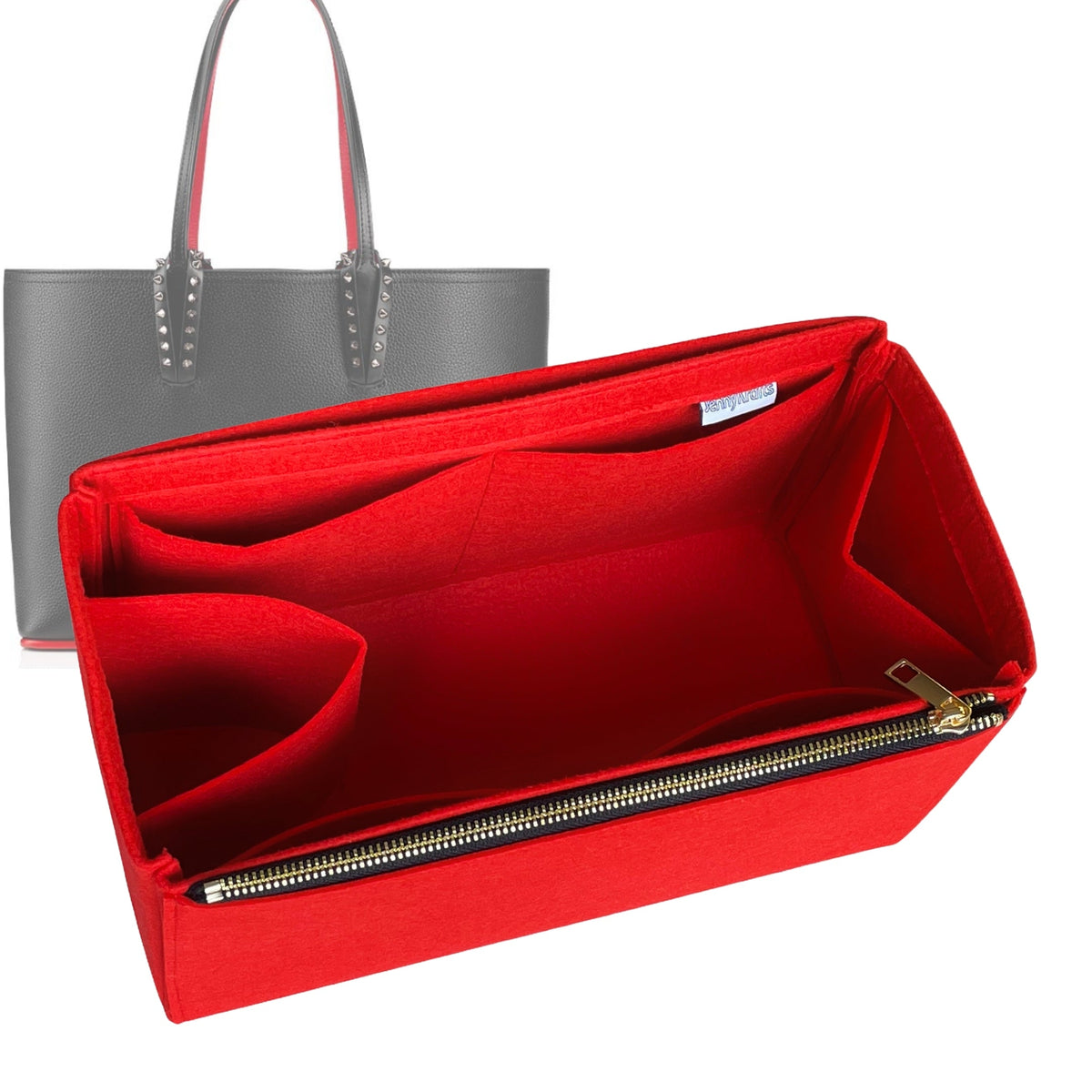 Organizer for [Cabata Tote Small, Christian Louboutin] Tote Purse