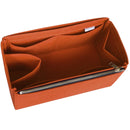Organizer for [St Barths Petit Tote, Naghedi] Bag Insert (Felt, Long Zip and Open Compartment)