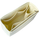 Organizer for [East West Mimi, Parker Thatch] Bag Insert (Felt, Long Zip and Open Compartment)