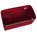 Organizer for [Girolata, LV] Bag Insert (Felt, Full-width Zip and Open Pocket)