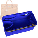 Organizer for [HAC 50, Hermes] Tote Purse Bag Insert Liner Shaper (Felt, Full-width Zip and Open Pocket)