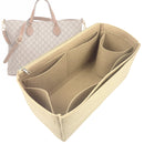 Organizer for [Soft GG Blooms, Gucci] Tote Purse Bag Insert Liner Shaper (Felt, Full-width Zip and Open Pocket)