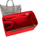 Organizer for [Tournella PM (Small), LV] Tote Purse Bag Insert Liner Shaper (Felt, Full-width Zip and Open Pocket)