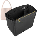 Organizer for [Nomad Medium Hobo, Naghedi] Tote Purse Bag Insert Organiser Liner Shaper (Felt, Long Zip and Open Compartment)