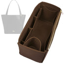 Organizer for [Hadley Tote Bag, Coach] Tote Purse Bag Insert Organiser Liner Shaper (Felt, Wide Open Pockets)