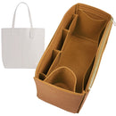 Organizer for [North Tote 32, Coach] Tote Purse Bag Insert Organiser Liner Shaper (Felt, Wide Open Pockets)