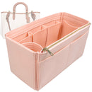 Organizer for [Reese Tote 28, Coach] Tote Purse Bag Insert Organiser Liner Shaper (Felt, Wide Open Pockets)