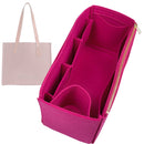 Organizer for [Relay Tote 34, Coach] Tote Purse Bag Insert Organiser Liner Shaper (Felt, Wide Open Pockets)