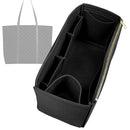 Organizer for [HORIZONTAL MUSEUM BAG in SUEDE CALFSKIN WITH TRIOMPHE EMBOSSED, Celine] Tote Purse Bag Insert Organiser Liner Shaper (Felt, Wide Open Pockets)