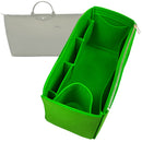 Organizer for [Le Pliage Green L Travel Bag, Longchamp] Tote Purse Bag Insert Organiser Liner Shaper (Felt, Wide Open Pockets)