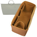 Organizer for [Le Pliage Green M Travel Bag, Longchamp] Tote Purse Bag Insert Organiser Liner Shaper (Felt, Wide Open Pockets)