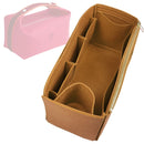 Organizer for [Bride-a-Brac case Large, Hermes] Tote Purse Bag Insert Organiser Liner Shaper (Felt, Wide Open Pockets)