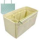 Organizer for [Original Bogg Bag, Bogg] Tote Purse Bag Insert Organiser Liner Shaper (Felt, Wide Open Pockets)
