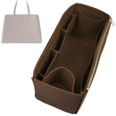 Organizer for [The New Day Market Tote, Everlane] Tote Purse Bag Insert Organiser Liner Shaper (Felt, Wide Open Pockets)