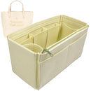 Organizer for [Studio Shopper, Vivienne Westwood] Tote Purse Bag Insert Organiser Liner Shaper (Felt, Wide Open Pockets)