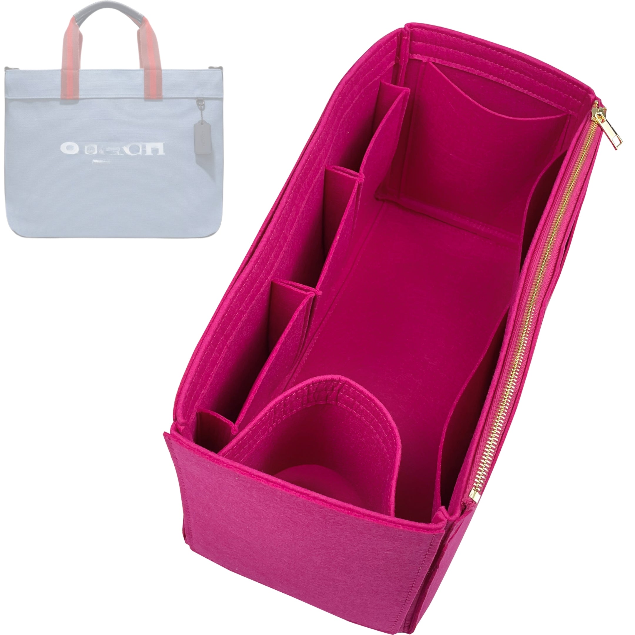 Organizer for [Canvas Tote Bag 38, Coach] Tote Purse Bag Insert ...