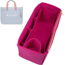 Organizer for [Canvas Tote Bag 38, Coach] Tote Purse Bag Insert Organiser Liner Shaper (Felt, Wide Open Pockets)