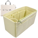 Organizer for [Small G-Tote bag, Givenchy] Tote Purse Bag Insert Organiser Liner Shaper (Felt, Wide Open Pockets)