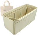 Organizer for [Crochet tote bag, Prada] Tote Purse Bag Insert Organiser Liner Shaper (Felt, Wide Open Pockets)