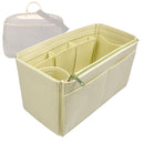 Organizer for [Alize 48, LV] Tote Purse Bag Insert Organiser Liner Shaper (Felt, Wide Open Pockets)