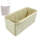 Organizer for [Essential Medium Bucket, Madewell] Tote Purse Bag Insert Organiser Liner Shaper (Felt, Wide Open Pockets)