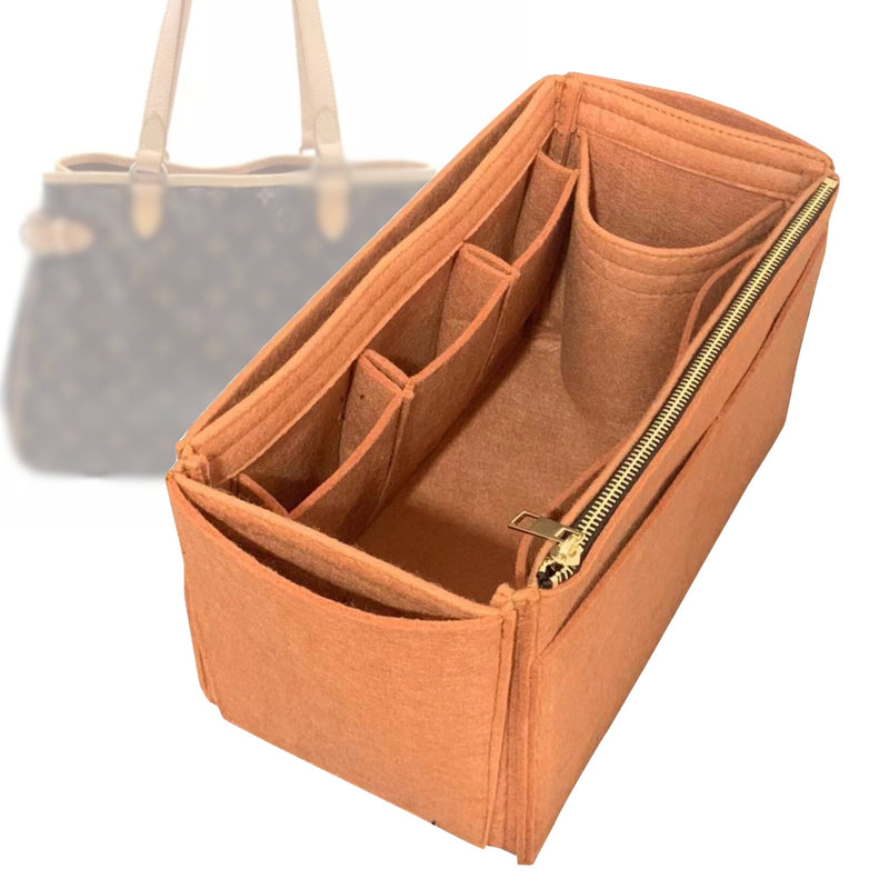 Organizer for [Batignolles Horizontal, LV] Tote Purse Bag Insert Liner Shaper (Felt, Wide Open Pockets)