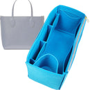 Organizer for [Bleecker Medium Crossbody Tote, Kate Spade] Tote Purse Bag Insert Liner Shaper (Felt, Wide Open Pockets)