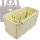 Organizer for [Cara Medium, Mulberry] Tote Purse Bag Insert Liner Shaper (Felt, Wide Open Pockets)