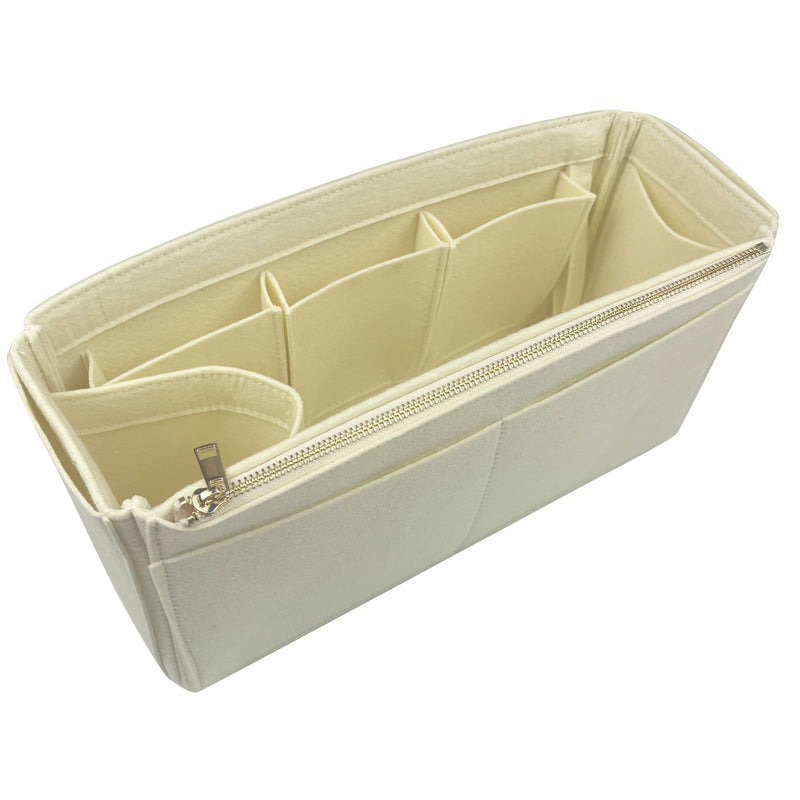 Organizer for [Essential Bucket Tote, Madewell] Bag Insert (Felt, Wide Open Pockets)