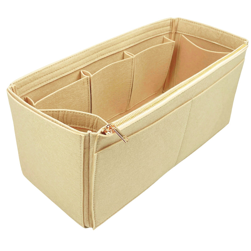 Organizer for [Small Caro Bucket Bag, Dior] Bag Insert (Felt, Wide Open Pockets)