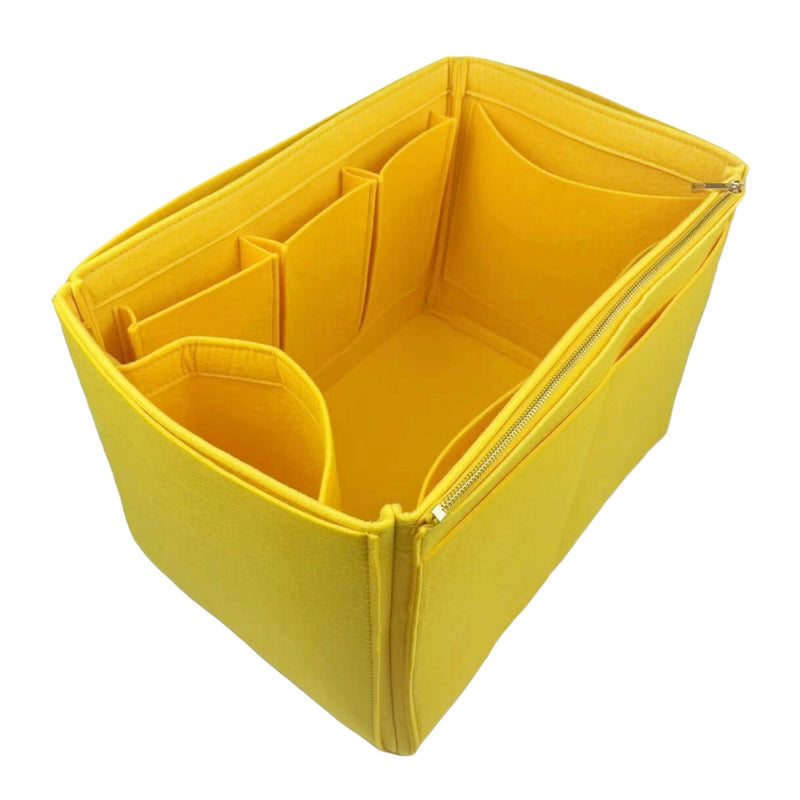Organizer for [Sangle Bucket Small, Celine] Bag Insert (Felt, Wide Open Pockets)