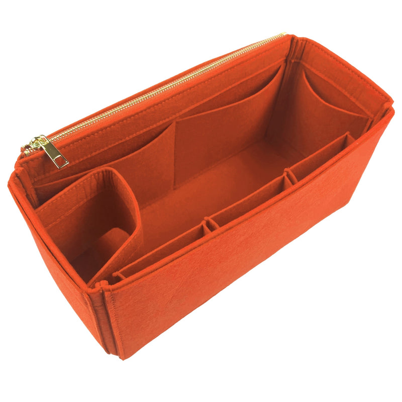 Organizer for [Large Hobo Bag, Cuyana] Bag Insert (Felt, Wide Open Pockets)