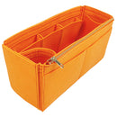 Organizer for [Mini Zipped Bayswater, Mulberry] Bag Insert (Felt, Wide Open Pockets)