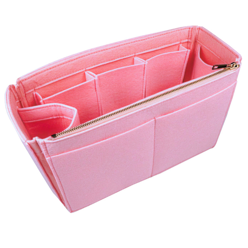 Organizer for [Sangle Bucket Small, Celine] Bag Insert (Felt, Wide Open Pockets)