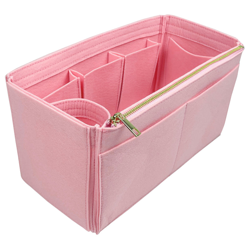 Organizer for [Small Caro Bucket Bag, Dior] Bag Insert (Felt, Wide Open Pockets)