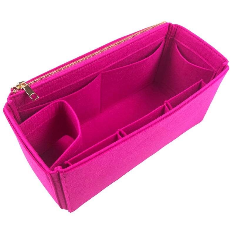 Organizer for [Sangle Bucket Small, Celine] Bag Insert (Felt, Wide Open Pockets)