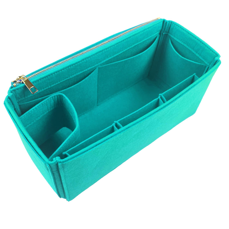 Organizer for [Lockme Bucket, LV] Bag Insert (Felt, Wide Open Pockets)