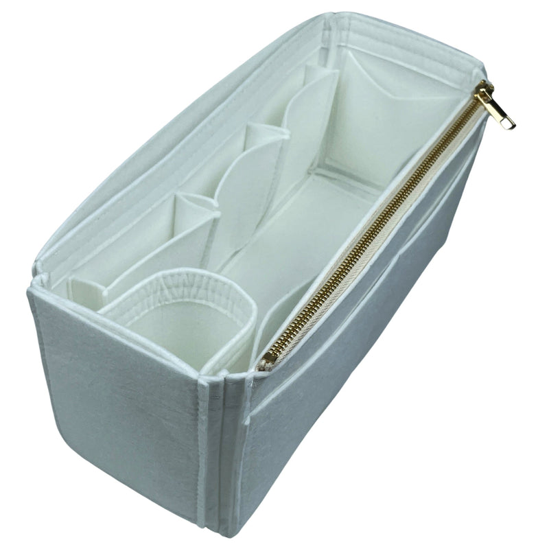Organizer for [Small Caro Bucket Bag, Dior] Bag Insert (Felt, Wide Open Pockets)