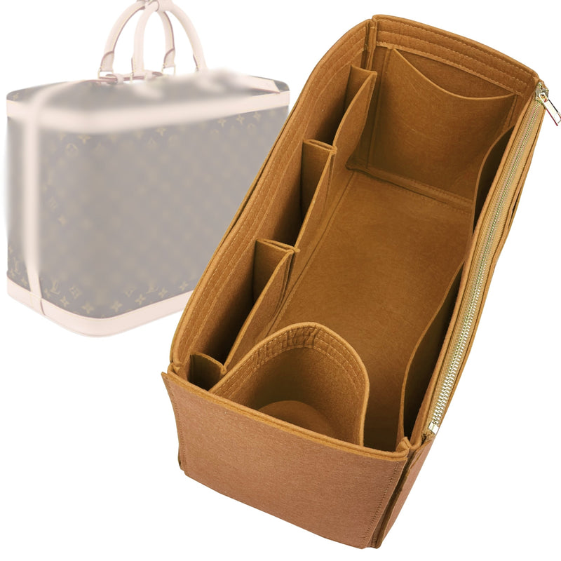 Organizer for [Cruiser 55, LV] Tote Purse Bag Insert Liner Shaper (Felt, Wide Open Pockets)