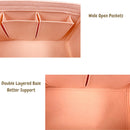 Organizer for [Rouette Souple Bag, Goyard] Bag Insert (Felt, Wide Open Pockets)