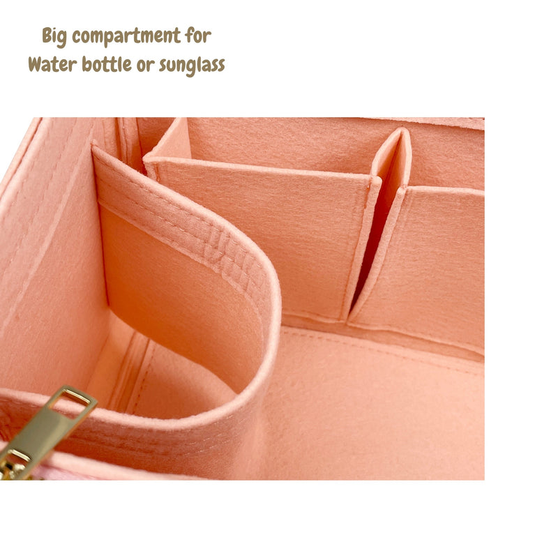 Organizer for [Rockstud Large, Valentino] Bag Insert (Felt, Wide Open Pockets)