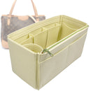 Organizer for [Estrela, LV] Tote Purse Bag Insert Liner Shaper (Felt, Wide Open Pockets)