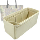 Organizer for [GG Blooms Medium Reversible Leather Tote, Gucci] Tote Purse Bag Insert Liner Shaper (Felt, Wide Open Pockets)