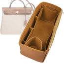 Organizer for [Herbag Zip 39, Hermes] Tote Purse Bag Insert Liner Shaper (Felt, Wide Open Pockets)