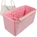 Organizer for [Lindy 26, Hermes] Tote Purse Bag Insert Liner Shaper (Felt, Wide Open Pockets)