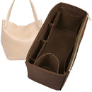 Organizer for [Shopper Tote, Madewell] Tote Purse Bag Insert Liner Shaper (Felt, Wide Open Pockets)