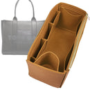 Organizer for [Crossbody Tote, Marc Jacobs] Tote Purse Bag Insert Liner Shaper (Felt, Wide Open Pockets)