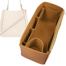 Organizer for [Mcgraw, Tory Burch] Tote Purse Bag Insert Liner Shaper (Felt, Wide Open Pockets)