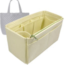 Organizer for [Medium Metro Tote, MZ Wallace] Tote Purse Bag Insert Liner Shaper (Felt, Wide Open Pockets)