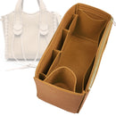 Organizer for [Small Mony Tote Bag, Chloe] Tote Purse Bag Insert Liner Shaper (Felt, Wide Open Pockets)